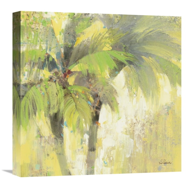 Global GalleryAlbena Hristova Breezy Palm I Giclee Stretched Canvas Artwork 30 x 30 Global GalleryAlbena Hristova Breezy Palm I Giclee Stretched Canvas Artwork 30 x 30